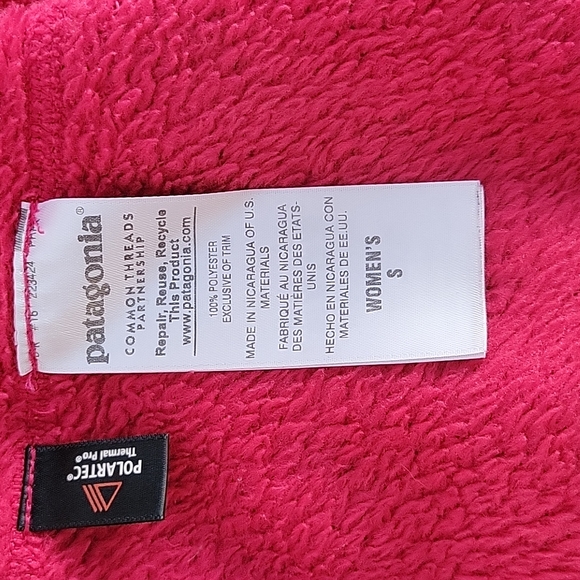 PATAGONIA DARK PINK COLOR FLEECE - Picture 11 of 11